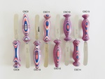 Colored Wood Cheese Spreaders