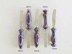 Colored Wood Cheese Spreaders