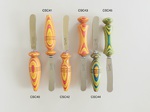 Colored Wood Cheese Spreaders