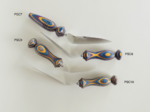 Colored Wood Pie Servers