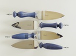 Colored Wood Pie Servers