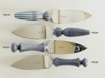 Colored Wood Pie Servers