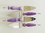 Colored Wood Pie Servers