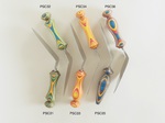 Colored Wood Pie Servers